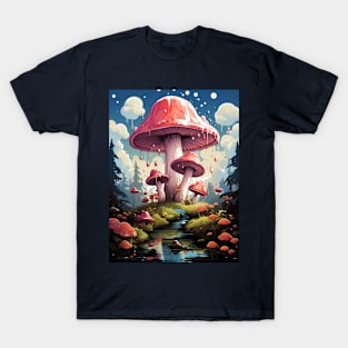 Mushroom Art T-Shirt